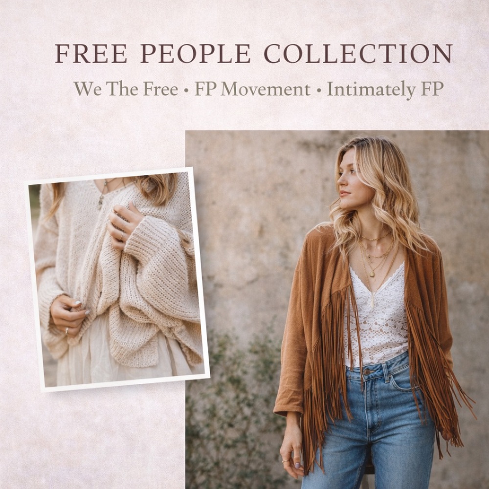 FREE PEOPLE COLLECTION

We The Free • FP Movement • FP Beach • Intimately FP